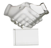 מעמד קריסטל לחיצת ידיים