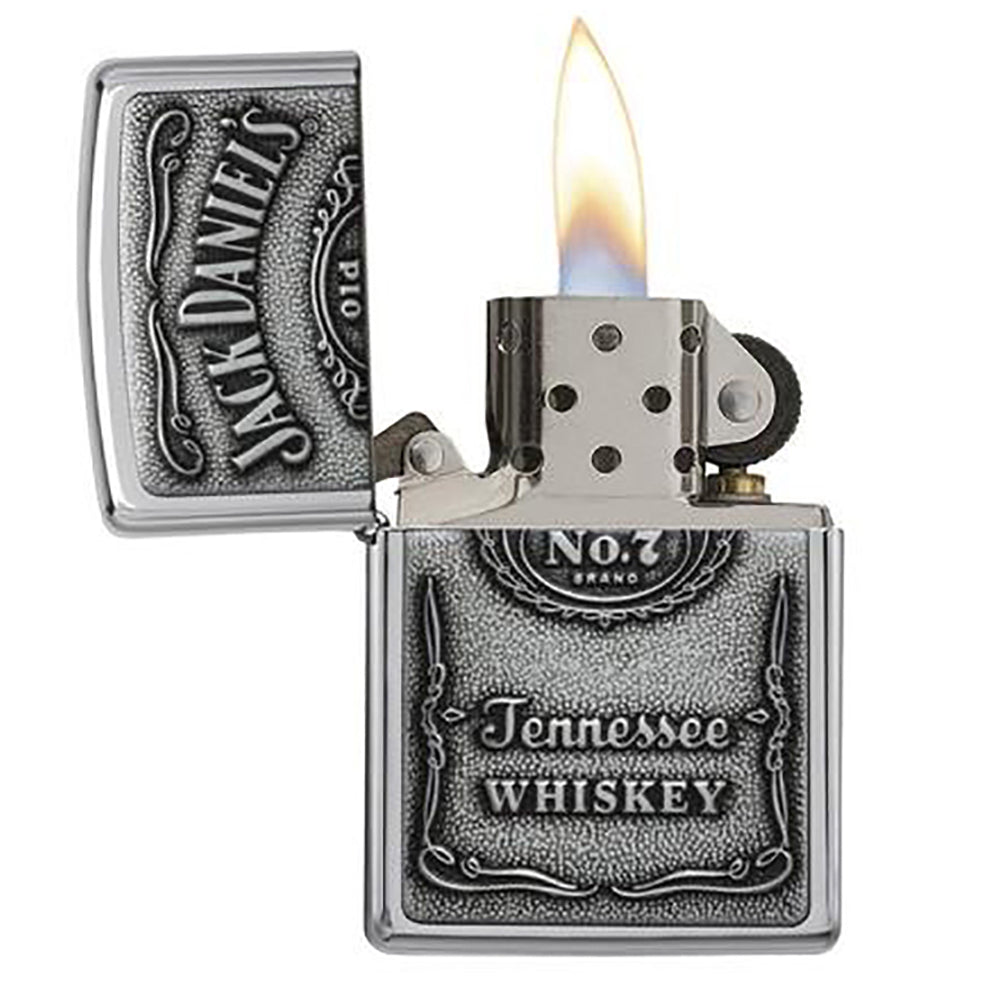 מצית זיפו כסופה - JACK DANIELS