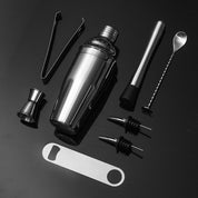 ערכת ברמן סופר פרימיום COCKTAIL SHAKER מעוצבת ואיכותית הכוללת 8 חלקים