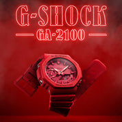 שעון יד ג'י שוק GA2100-4A קרבון