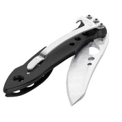 סכין מתקפלת חלקה ומשוננת מסדרת SKELETOOL